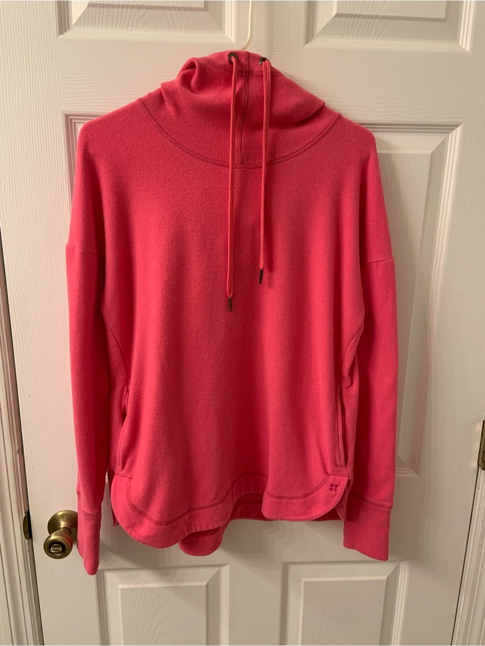 Sweaty Betty Coral Pink Pullover Hoodie